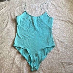 Turquoise bodysuit